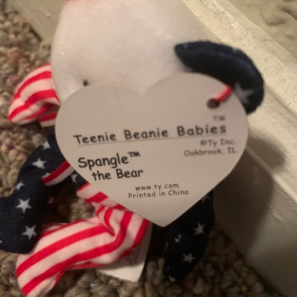 Rare 1999 “Spangle” The American TY Beanie Baby EUC - Picture 2 of 3